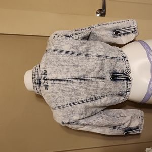Vanilla Star bleach wash denim jacket